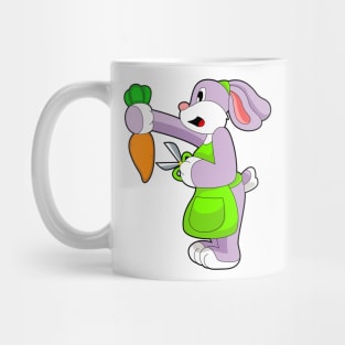 Rabbit Hairdresser Scissors Carrot Mug